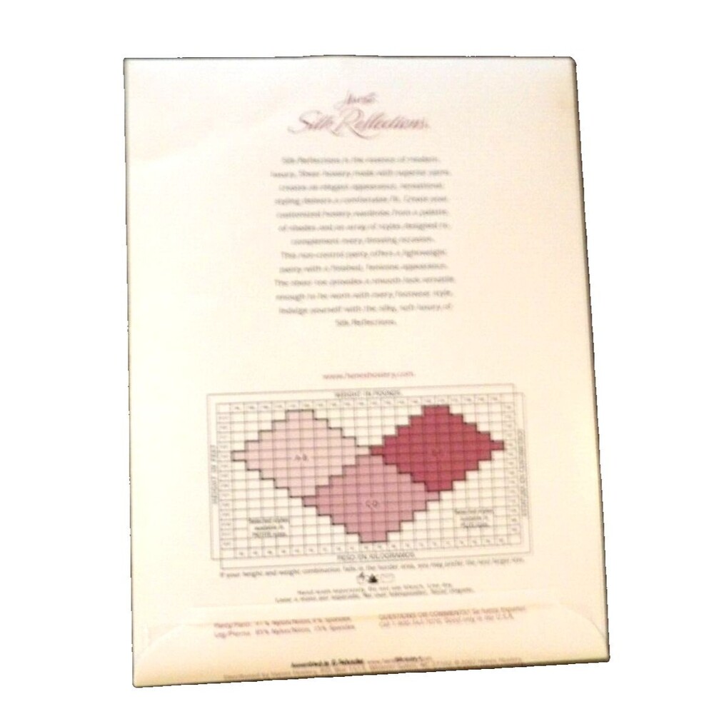 Hanes Silk Reflections Size AB Silky Sheer Town Taupe 715 NIP Sandalfoot Vintage - Picture 2 of 2